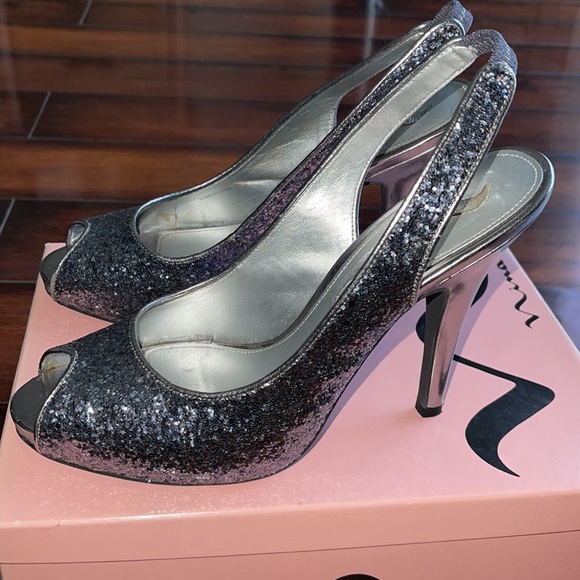 SUPER SALE! Nina sequined heels - Picture 3 of 13
